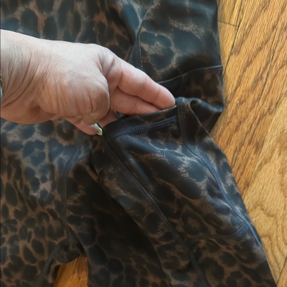 Leopard Print Bike Shorts - Picture 3 of 5